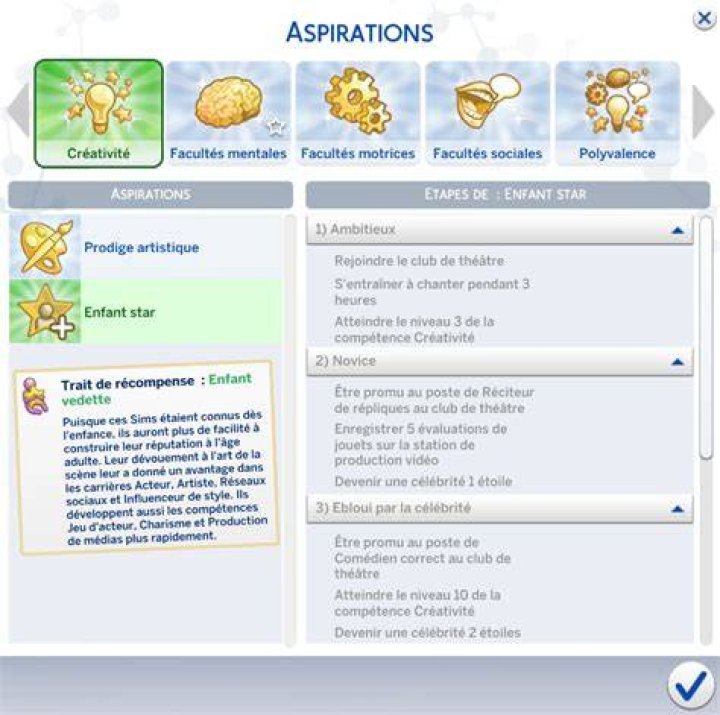 Aspirations pour l’avenir : produire et performer