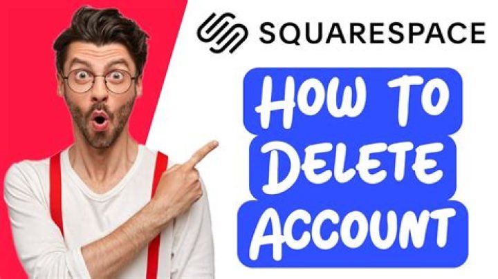 How to delete squarespace account