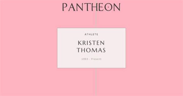 Kristen Thomas Biography Infographic