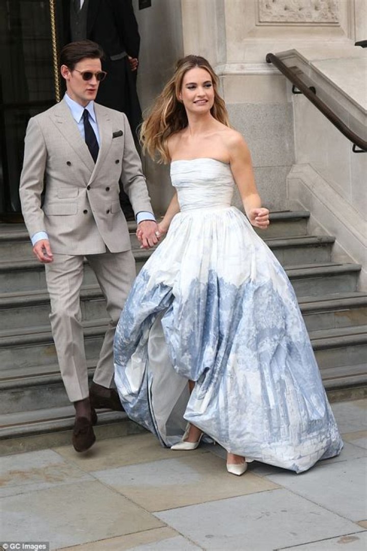 Lily James, Matt Smith's Girlfriend